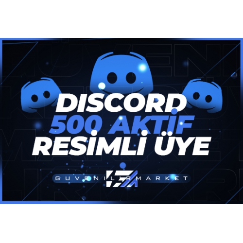  500 Discord 724 Aktif Üye - RESİMLİ